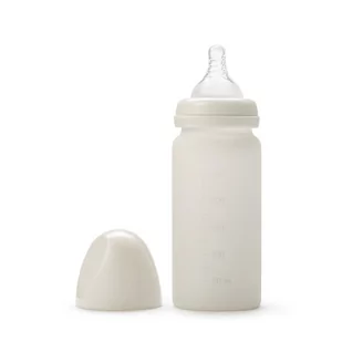 Elodie Details, Vanilla White, Szklana butelka do karmienia - Butelki dla niemowląt - miniaturka - grafika 1