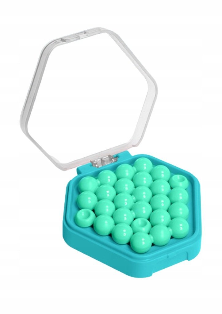 KIESZONKOWA ZABAWKA LOGICZNA PUZZLE ZIELONA KULKI LOGICZNE DLA DZIECI