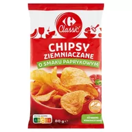 Chipsy - Carrefour Classic Chipsy ziemniaczane o smaku paprykowym 80 g - miniaturka - grafika 1