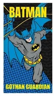 Okrycia kąpielowe dla dzieci - Ręcznik kąpielowy BATMAN 70 x 140 mikrofibra - miniaturka - grafika 1
