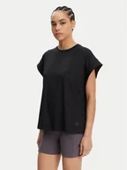 Koszulki sportowe damskie - adidas T-Shirt Yoga JL7800 Czarny Loose Fit - miniaturka - grafika 1