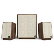 Głośniki i kolumny - Klipsch ProMedia Heritage 2.1 - Głośniki aktywne system 2.1 z Bluetooth Orzech - miniaturka - grafika 1