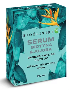 Bioelixire Italy Biotyna +Jojoba z filtrem UV 20ml B-BIOTYNA-20ml - Olejki do ciała i włosów - miniaturka - grafika 1