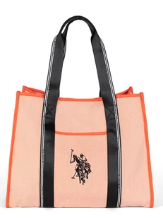 U.S. Polo Assn. Shopper bag w kolorze brzoskwiniowym - 41 x 36 x 16 - Torebki damskie - miniaturka - grafika 1