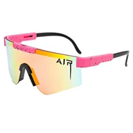 Okulary sportowe - Sportowe okulary przeciwsłoneczne ST-MAX8D różowy/czarny - miniaturka - grafika 1