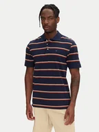 Koszulki męskie - Wrangler Polo 112362827 Granatowy Regular Fit - miniaturka - grafika 1