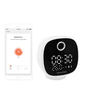 Elektroniczne nianie i monitory oddechu - Niania elektroniczna INNOGIO GIOsafety GIO-252 Smart Clock - miniaturka - grafika 1