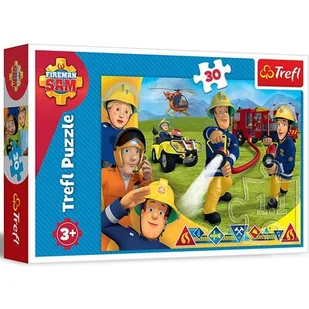 Trefl Puzzle 18244 Gotowi by pomagać 30 elementów ŁÓDŹ - Puzzle - miniaturka - grafika 1