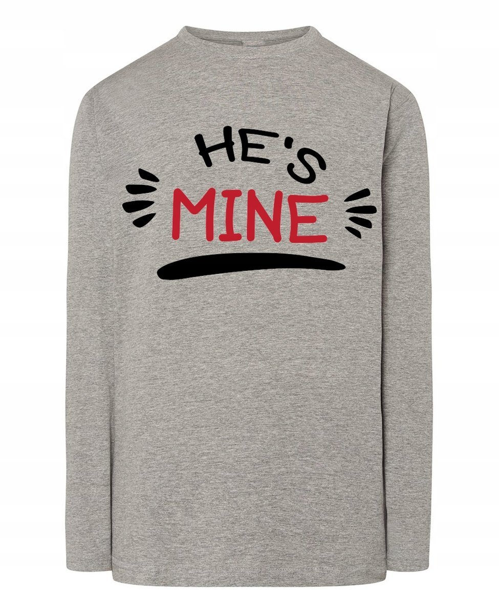 Walentynki Longsleeve męski dla Par Mine Mój 3XL