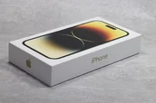 Pozostałe akcesoria do telefonów - ORYGINALNE PUDEŁKO IPHONE 14 PRO GOLD - miniaturka - grafika 1