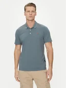 Koszulki męskie - Napapijri Polo Ealis NP0A4H8B Niebieski Regular Fit - miniaturka - grafika 1