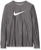 Koszulki i topy damskie - Nike chłopięca koszulka z długim rękawem B Nk Dry Ls Top czarny czarny/biały X-S - miniaturka - grafika 1