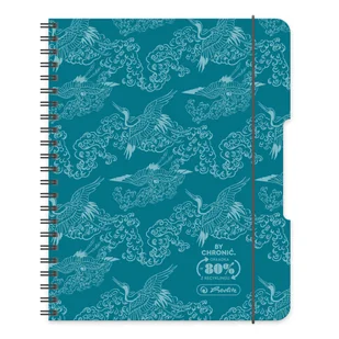 Herlitz, Kołobrulion, A4, 80k, Eco PP Colors, Turkus, Fsc - Notesy i bloczki - miniaturka - grafika 1