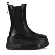 Botki damskie - Sztyblety Badura CASI-01W4-004 Czarny - miniaturka - grafika 1