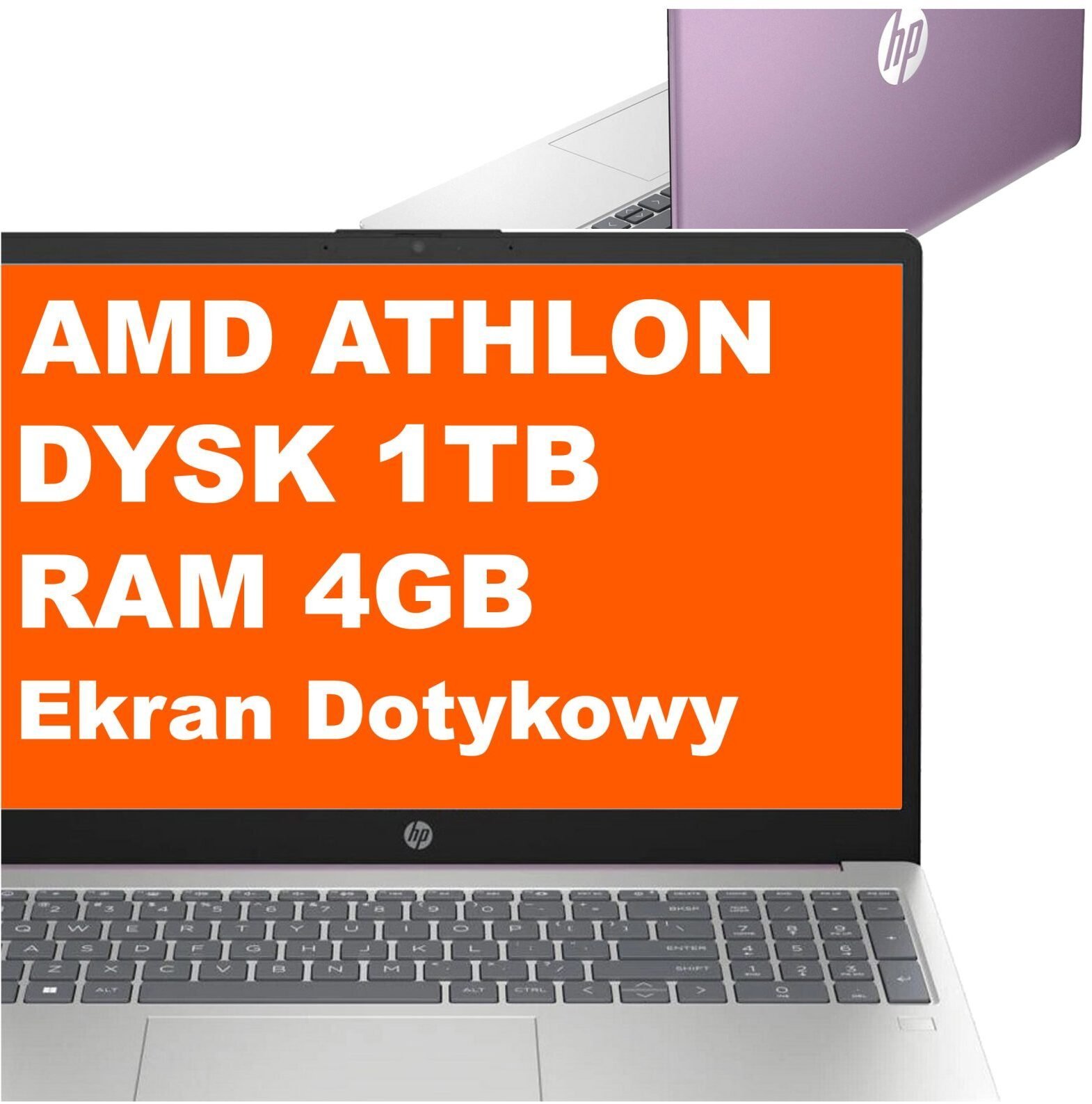 HP 15-fc0133ds / BK1Y9UA / Athlon Silver / 4GB / 1TB / Radeon 610M / HD / Dotyk / Win 11 / FioletowyBK1Y9UA