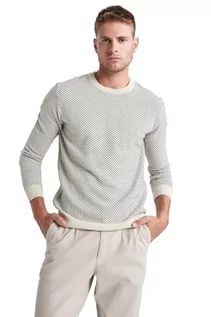 Bluzy męskie - DeFacto Męska bluza, beżowy, XL - grafika 1