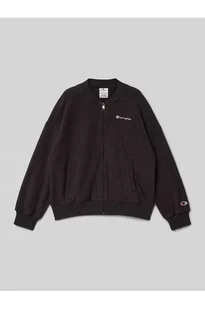 Bluza rozpinana z wyhaftowanym logo - Champion - Bluzy damskie - miniaturka - grafika 1