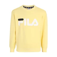Bluzy dla dziewczynek - FILA Bluza dziecięca Babina Greda Classic Logo Crew, pale banana, 110-116 - miniaturka - grafika 1