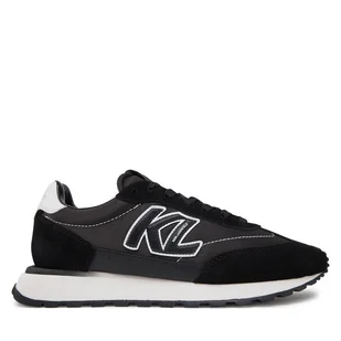 Sneakersy KARL LAGERFELD Kairo KL51124 Czarny - Sneakersy męskie - miniaturka - grafika 1
