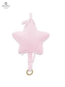 Karuzele dla niemowląt - Pozytywka - Gwiazdka Velvet Pikowany Róż - miniaturka - grafika 1