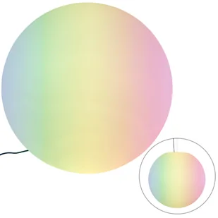 QAZQA Inteligentna lampa zewnętrzna biała 77 cm IP65 z diodą LED - Nura - Lampy ogrodowe - miniaturka - grafika 1