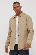 Kurtki męskie - Dickies kurtka męska kolor beżowy przejściowa - miniaturka - grafika 1