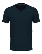 Koszulki męskie - T-shirt Koszulka Męska Slim Elastic JAKOŚĆ STEDMAN 9610 GRANAT L - miniaturka - grafika 1