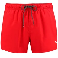 Spodenki męskie - Spodenki kąpielowe męskie Puma Short Lenght Swim czerwone 907658 02 S - miniaturka - grafika 1