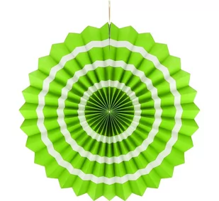 GODAN Rozeta wisząca "3 paski", zielona, 40 cm - Dekoracje domu - miniaturka - grafika 1