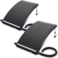 Akcesoria do basenów - Solarny Podgrzewacz do Basenu 2 szt. Antracyt 110x69x14 - miniaturka - grafika 1
