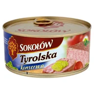 Pasztet i przetwory mięsne - Sokołów Tyrolska konserwa 300 g - miniaturka - grafika 1