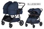 Wózki dziecięce - MAST M. TWIN X 2w1 Blueberry - miniaturka - grafika 1