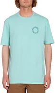 Koszulki męskie - t-shirt męski VOLCOM CIRCLE EMB TEE Bottle Green - miniaturka - grafika 1