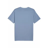 Koszulki sportowe męskie - Męska koszulka z nałożonymi na siebie grafikami PUMA Cool Blue - miniaturka - grafika 1