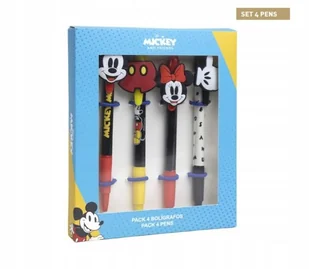 Zestaw długopisów Myszka Mickey 4 szt. Cerda - Długopisy - miniaturka - grafika 1