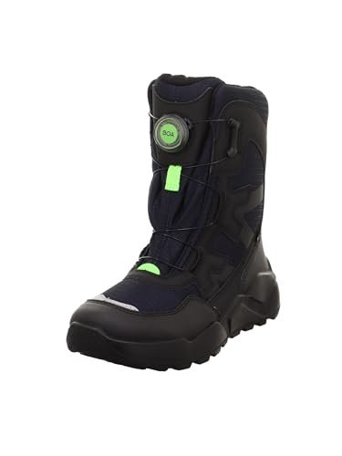 Superfit Rocket Gore-Tex śniegowce z ciepłą podszewką, niebieskie/jasnozielone 8030, szerokość 39 EU, Niebieski, jasnozielony 8030, 39 EU szeroki