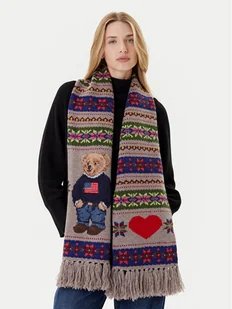 Polo Ralph Lauren Szalik 455981438001 Kolorowy - Apaszki i szaliki damskie - miniaturka - grafika 1