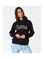 Bluzy damskie - Bluza RIP CURL Playabella Script Hood - czarny M - miniaturka - grafika 1
