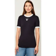 Koszulki i topy damskie - GUESS T-shirt MINI ROSE Slim Fit - miniaturka - grafika 1