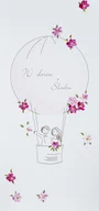 Albumy inne - Karnet Ślub DL S15 Różowy balon - miniaturka - grafika 1