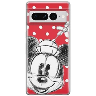 Etui Minnie 009 Disney Nadruk pełny Czerwony Producent: Google, Model: PIXEL 7 PRO - Etui i futerały do telefonów - miniaturka - grafika 1
