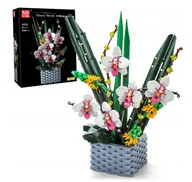Klocki - COIL Klocki kwiaty bukiet storczyki w donicy 1158 el. - miniaturka - grafika 1