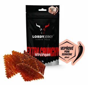Lordy Jerky - Chili suszona wieprzowina, 50 g - Pasztet i przetwory mięsne - miniaturka - grafika 1