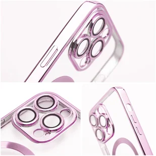 Etui Futerał Electro Mag Cover do iPhone 14 złoty róż - Etui i futerały do telefonów - miniaturka - grafika 5