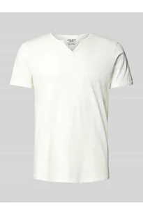 T-shirt z dekoltem serafino - Blend - Koszulki męskie - miniaturka - grafika 1