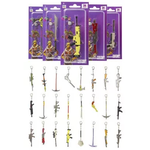 P.M.I Kids World Gadżet Losowy Metalowy Brelok Fortnite 12 cm Warszawa 533 111 700 - Gadżety dla graczy - miniaturka - grafika 1