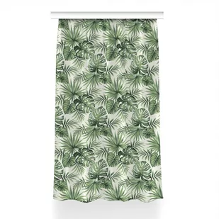 Zasłona z grafiką kolory Tropikalny wzór 150x230, Fabricsy - Zasłony - miniaturka - grafika 1