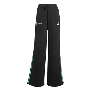 adidas Kobiety MERCEDES - AMG PETRONAS FORMULA ONE TEAM DNA PANT WOMEN, black/white, XL - Spodnie rowerowe - miniaturka - grafika 1