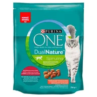 Mokra karma dla kotów - Purina One Dual Nature Spirulina Karma dla dorosłych kotów wołowiną 750g 51136-uniw - miniaturka - grafika 1
