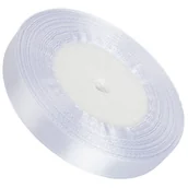 Opakowania i torebki na prezenty - Wstążka Biała Satynowa Tasiemka Atłasowa 6MM - 001 - miniaturka - grafika 1